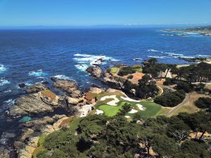 Cypress Point 15th Back Drone